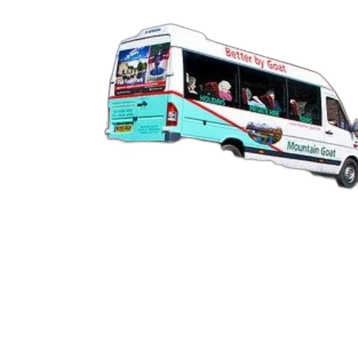 staff, car, 3d render, concept art, photorealistic, cartoon, white, bus transparent PNG cut-out