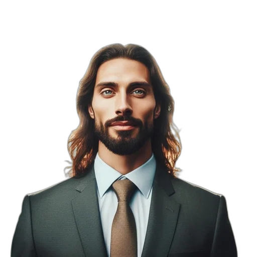 staff, face, jacket, hair, photorealistic, cartoon, 3d render, pixel art transparent PNG cut-out