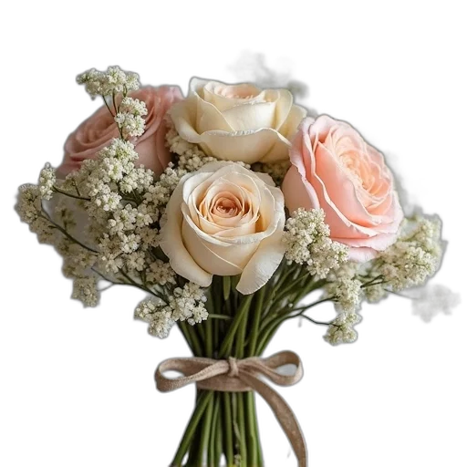 flower, crown, jewelry, photorealistic, 3d render, earth tones, pastel, monochrome transparent PNG cut-out