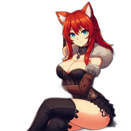 dress, staff, animal, dragon, anime, fantasy art, pixel art, concept art transparent PNG cut-out