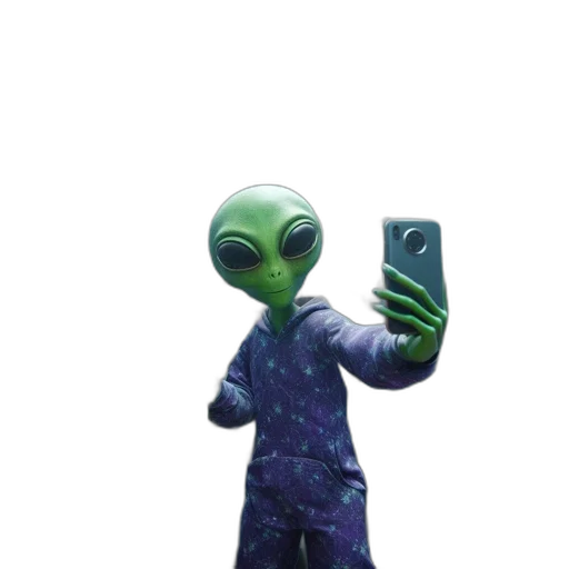 creature, staff, robot, animal, concept art, 3d render, pixel art, outer space transparent PNG cut-out