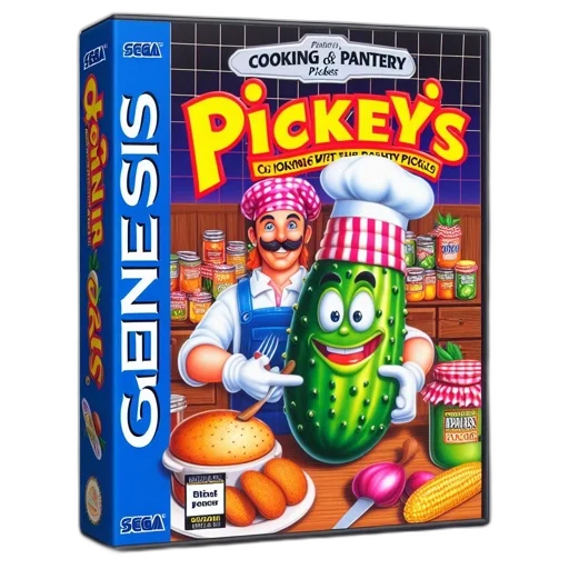 food, pixel art, concept art, image, shows, mocked-up, cover, fictional transparent PNG cut-out