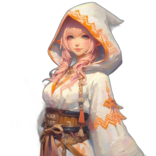 staff, dress, jacket, sword, fantasy art, concept art, photorealistic, oil painting transparent PNG cut-out
