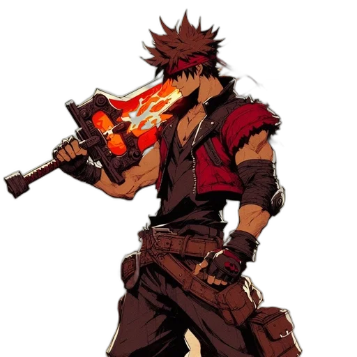 weapon, staff, concept art, pixel art, comic book art, fantasy art, red, animated transparent PNG cut-out