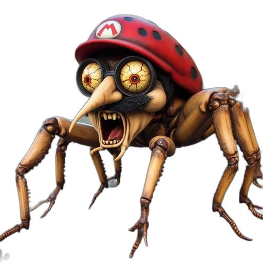 creature, animal, robot, mask, concept art, 3d render, comic book art, fantasy art transparent PNG cut-out