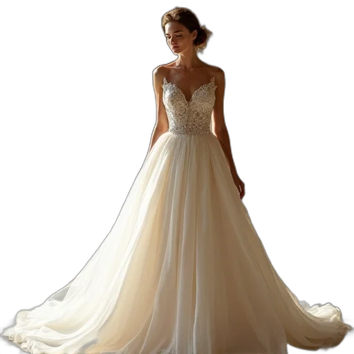 dress, jewelry, crown, photorealistic transparent PNG cut-out