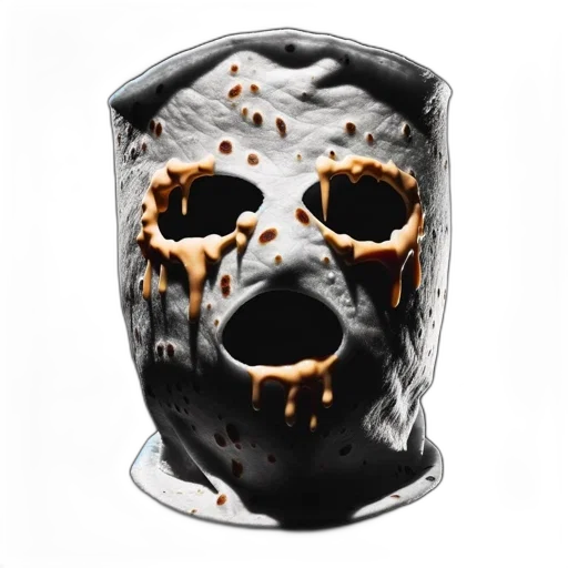 mask, face, concept art, 3d render, photorealistic, comic book art, unusual, mask-like transparent PNG cut-out