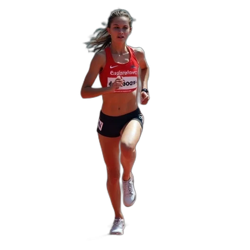 group, female, athletes, compete transparent PNG cut-out
