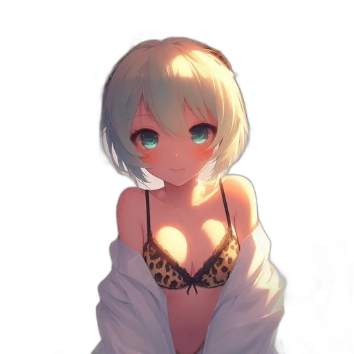 dress, face, robot, creature, anime, pixel art, fantasy art, concept art transparent PNG cut-out