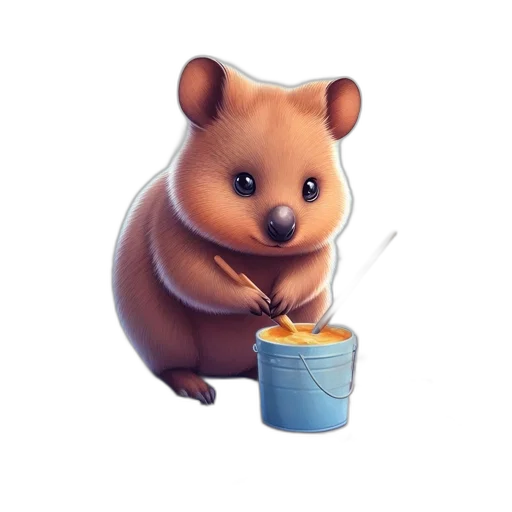 food, animal, creature, staff, concept art, 3d render, photorealistic, pixel art transparent PNG cut-out