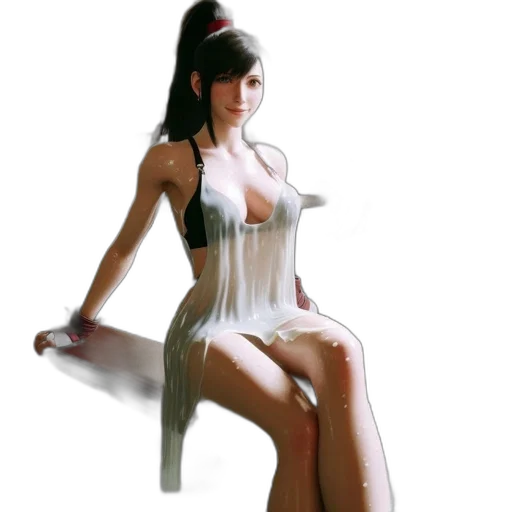 dress, staff, concept art, 3d render, photorealistic, fantasy art, well-lit, gym transparent PNG cut-out
