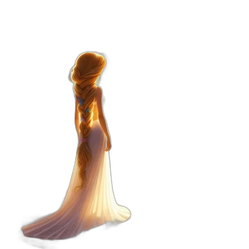 dress, crown, jewelry, staff, concept art, 3d render, pixel art, fantasy art transparent PNG cut-out