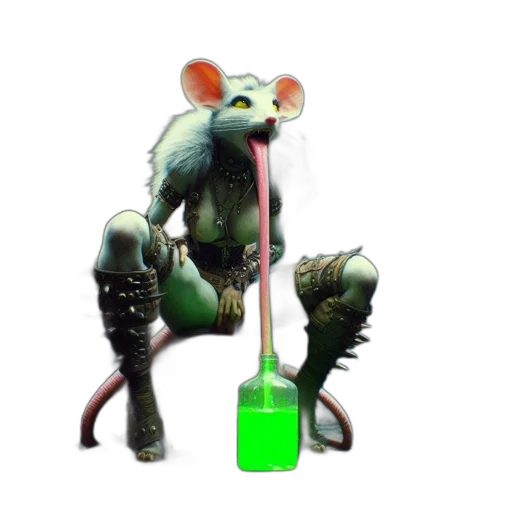 animal, staff, creature, weapon, concept art, 3d render, cyberpunk, photorealistic transparent PNG cut-out