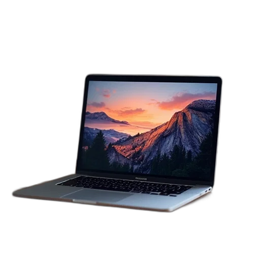 staff, macbook, laptop, shown, screen transparent PNG cut-out