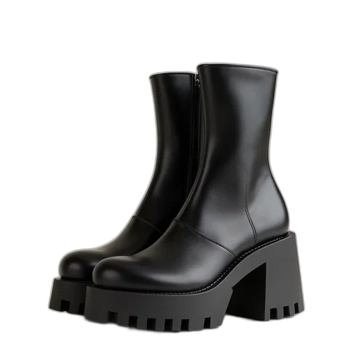 shoes, 3d render, irregular, ankle transparent PNG cut-out
