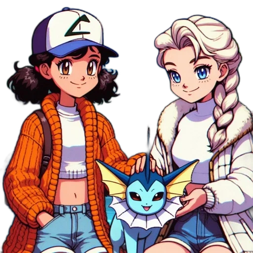 pixel art, anime, vaporwave, concept art, fire, pastel, blue, monochrome transparent PNG cut-out