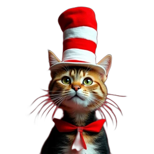 hat, staff, animal, photorealistic, 3d render, cat, thing, shirt transparent PNG cut-out