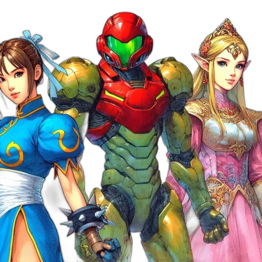 concept art, fantasy art, pixel art, comic book art, colorful, pastel, three, animated transparent PNG cut-out