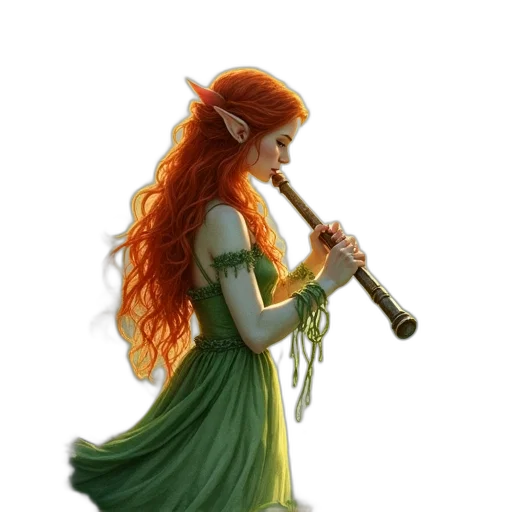 staff, sword, dragon, dress, fantasy art, concept art, 3d render, watercolor transparent PNG cut-out