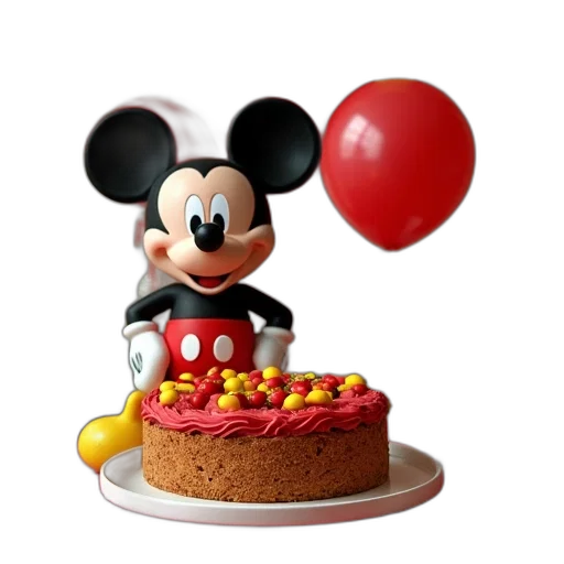 food, 3d render, photorealistic, mickey transparent PNG cut-out