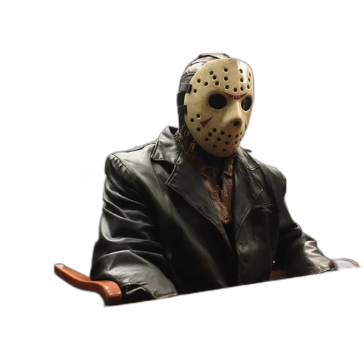mask, jacket, creature, face, concept art, 3d render, pixel art, individual transparent PNG cut-out