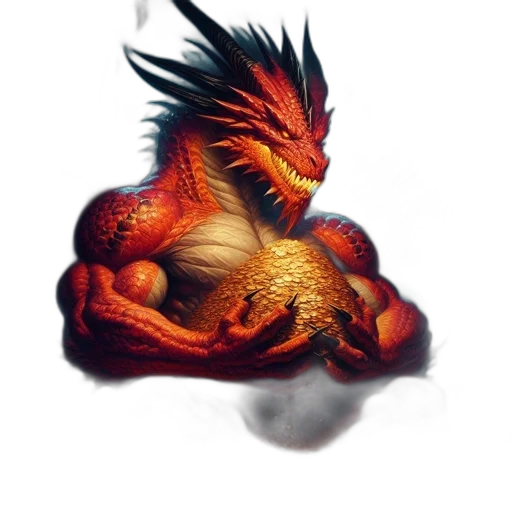 dragon, creature, animal, mask, fantasy art, concept art, pixel art, photorealistic transparent PNG cut-out