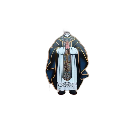 jacket, robot, staff, jewelry, 3d render, pixel art, concept art, inflatable transparent PNG cut-out