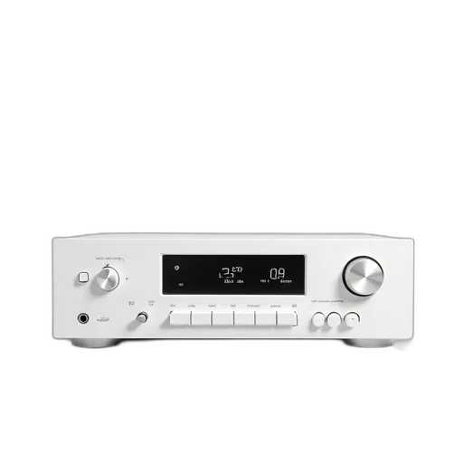 white, audio, receiver, timer transparent PNG cut-out