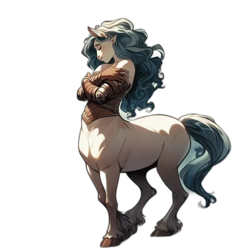 animal, staff, concept art, fantasy art, pixel art, anime, earth tones, monochrome transparent PNG cut-out