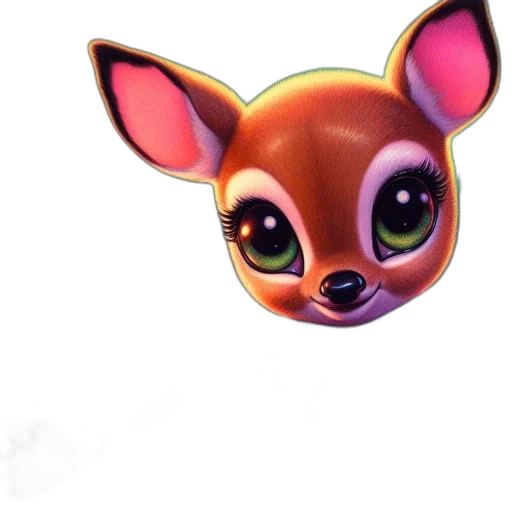 animal, staff, creature, face, 3d render, concept art, fantasy art, photorealistic transparent PNG cut-out