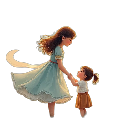 dress, concept art, photorealistic, oil painting transparent PNG cut-out