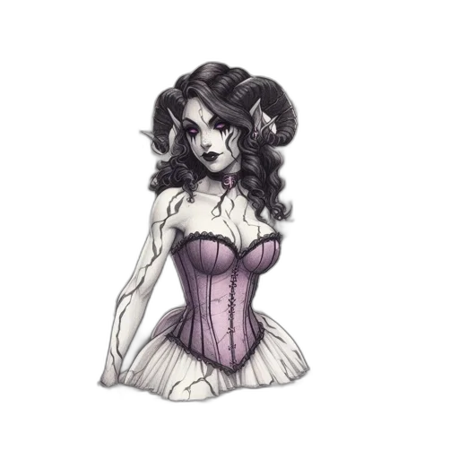 dress, fantasy art, concept art, pixel art transparent PNG cut-out