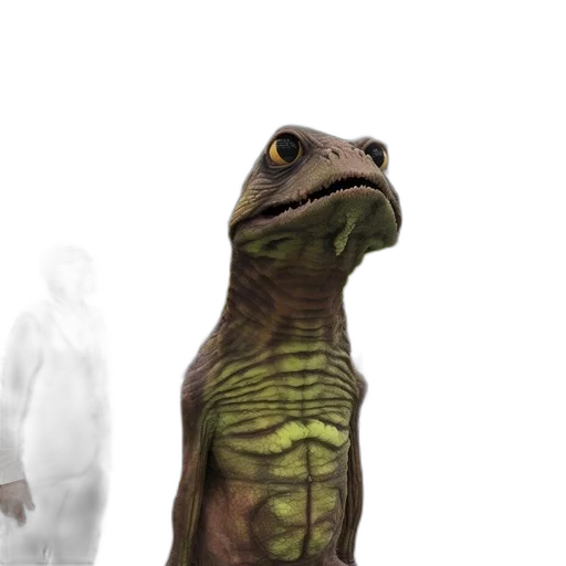 creature, animal, dragon, face, concept art, 3d render, photorealistic, fantasy art transparent PNG cut-out