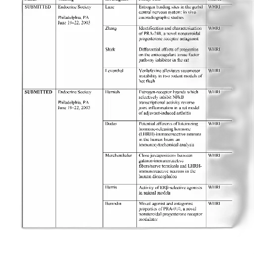 table, columns, labeled, title, meeting, abstract, poster, oral transparent PNG cut-out