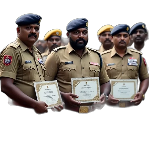staff, team, kerala, police transparent PNG cut-out
