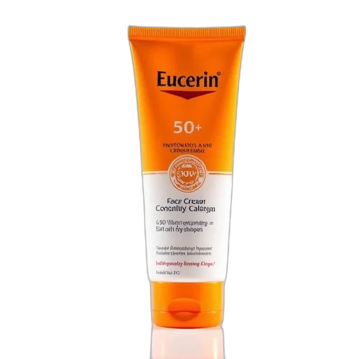 close-up, image, tube, eucerin, photoaging, control, face, cream transparent PNG cut-out