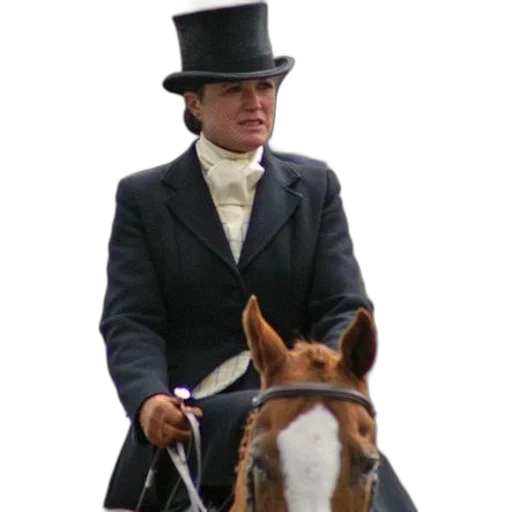 hat, staff, woman, top, rides, horse, equestrian, event transparent PNG cut-out