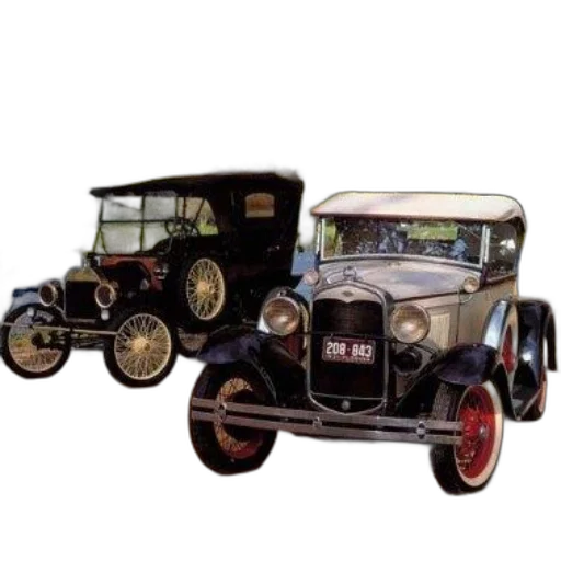 car, photorealistic, image, cover, book, about, ford, model transparent PNG cut-out
