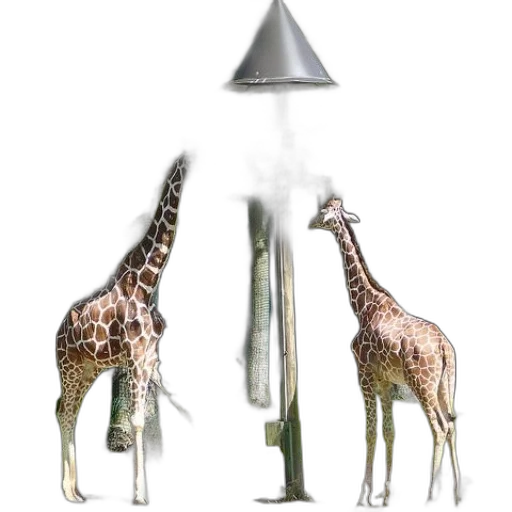 animal, umbrella, creature, hat, concept art, 3d render, fantasy art, photorealistic transparent PNG cut-out