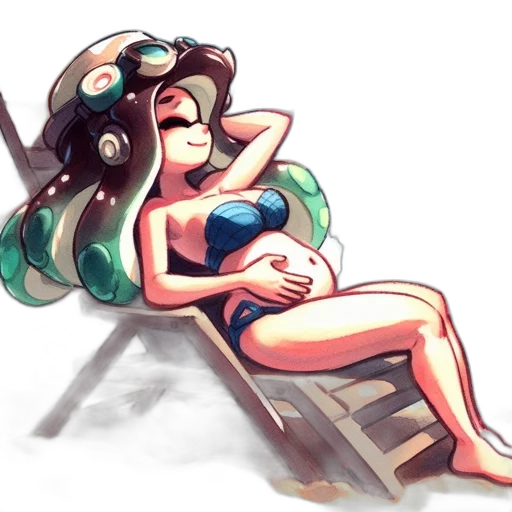 watercolor, concept art, pixel art, vaporwave, underwater, green, pastel, monochrome transparent PNG cut-out