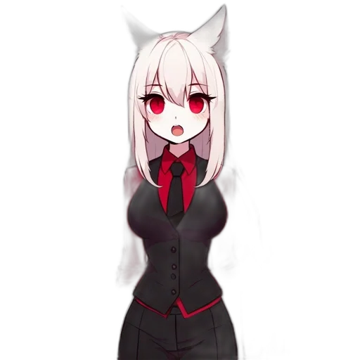 staff, dress, creature, animal, anime, pixel art, concept art, cartoon transparent PNG cut-out