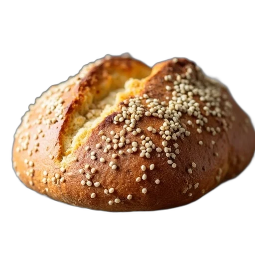 food, crown, hat, weapon, photorealistic, 3d render, golden, loaf transparent PNG cut-out