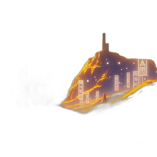 building, robot, umbrella, concept art, cyberpunk, pixel art, anime, fire transparent PNG cut-out