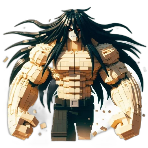 animal, weapon, concept art, pixel art, comic book art, anime, earth tones, pixelated transparent PNG cut-out
