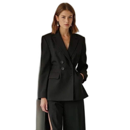 jacket, staff, dress, dark transparent PNG cut-out