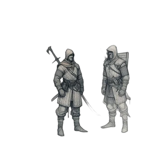 sword, weapon, staff, concept art, fantasy art, 3d render, pixel art, fog transparent PNG cut-out