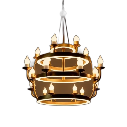 crown, jewelry, furniture, 3d render, photorealistic, modern, chandelier, spherical transparent PNG cut-out
