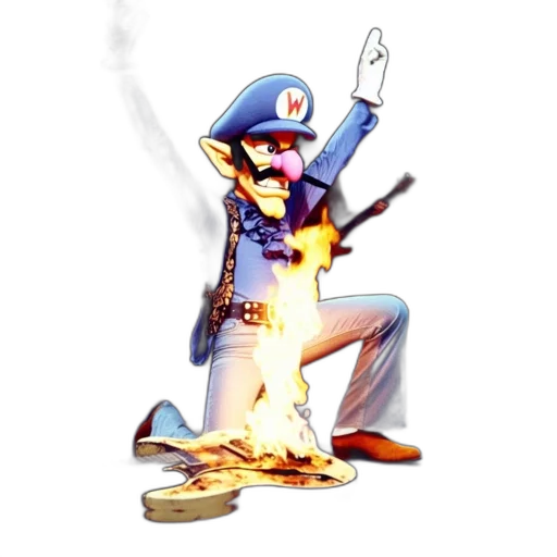 staff, weapon, concept art, pixel art, comic book art, 3d render, fire, character transparent PNG cut-out
