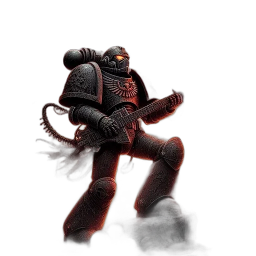 robot, creature, staff, weapon, concept art, 3d render, fantasy art, pixel art transparent PNG cut-out