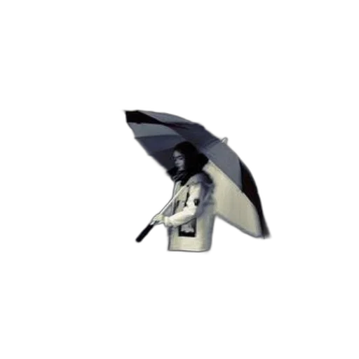 umbrella, staff, weapon, robot, 3d render, pixel art, concept art, vaporwave transparent PNG cut-out